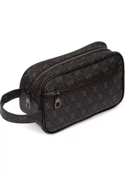 Adelina Bags Siyah Desenli ve Newish Polo Erkek Kahverengi Deri Portföy Karşılaştırması