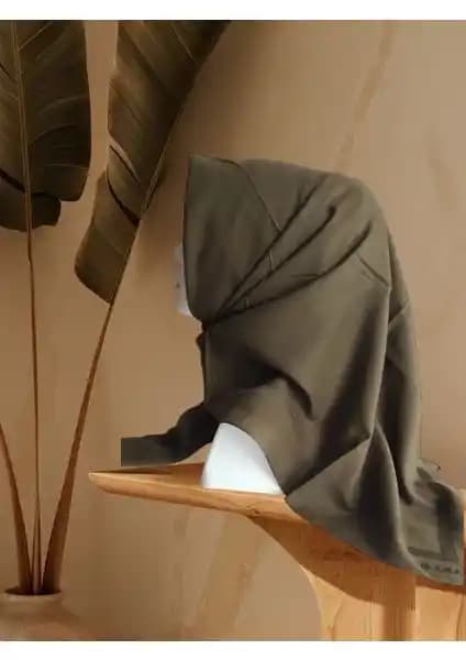 Aker Haki Düz Koton Eşarp 951: Şık ve Konforlu Günlük Kullanım İçin Uygun