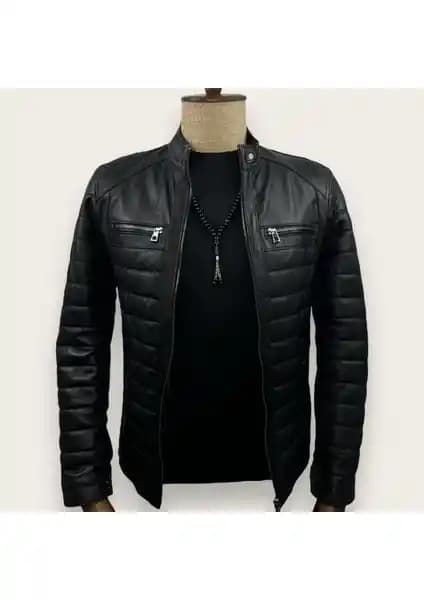 Always Leather Hakiki Deri Erkek Montu Slim Fit Tasarım ve Dayanıklılık Özellikleri