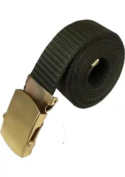 Asker Vadisi Haki Renk Bez Erkek Kemerleri: Fonksiyonellik ve Estetik Bir Seçenek