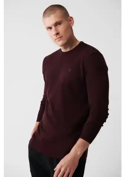 AVVA Erkek Bordo Bisiklet Yaka Tüylenmeyen Triko Kazak İnceleme ve Özellikleri