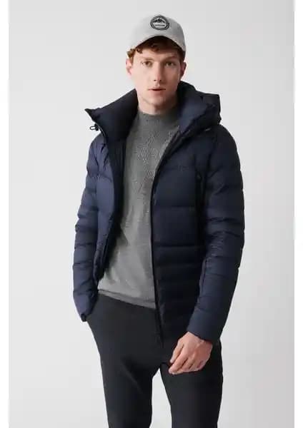 AVVA Erkek Lacivert Kaz Tüyü Dolgulu Mont İncelemesi ve Detayları