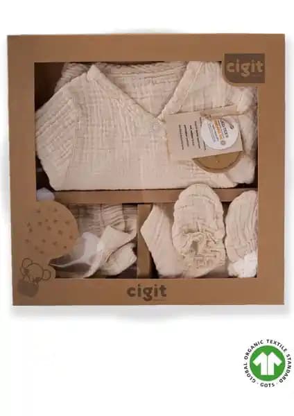 Cigit Organik Hastane Çıkışı Bebek Takımı: Doğal ve Güvenilir Bebek Giyim Seçeneği