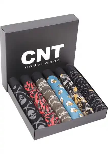 Cnt Erkek Boxer Likralı 6'lı Premium Paket: Konfor ve Kalitenin Bir Arada