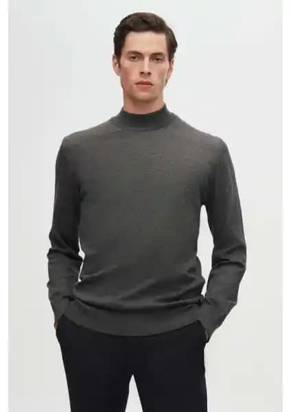 D'S Damat Regular Fit Antrasit Yarım Balıkçı Yaka Kazak İncelemesi ve Özellikleri