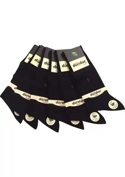 Dündar 6'lı Siyah Bambu Erkek Yazlık Çorapları Konfor ve Kalite Bir Arada