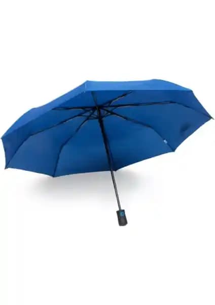 Eleven Markets Tam Otomatik Mavi Erkek Şemsiyesi Dayanıklılık ve Kullanım Kolaylığı