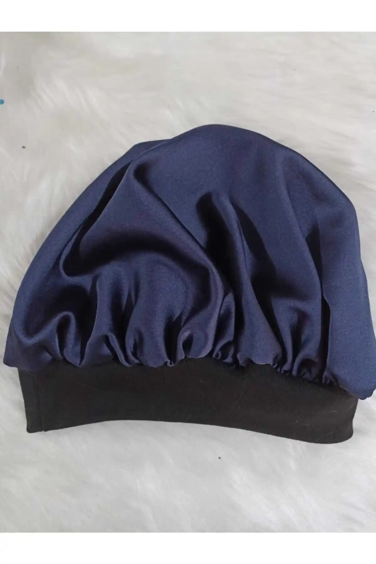 Elvin Aksesuar Lacivert Saten Saç Bonesi: Şık ve Fonksiyonel Tasarım Özellikleri