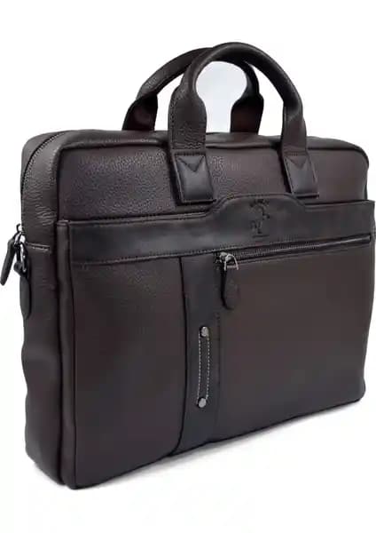 EN Deri 15,6-17,3 İnç Su Geçirmez Çok Bölmeli Laptop ve Evrak Çantası Ürün Özellikleri