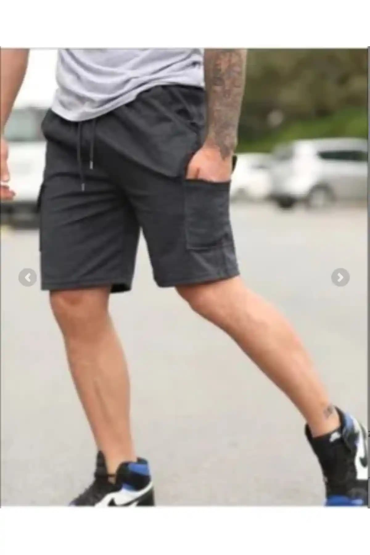 EXSPORT Kargo Cep Şort Günlük ve Spor Kullanım İçin Rahat Şık Tasarım