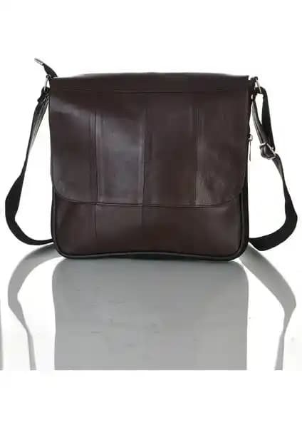 Fubileather Crossman Hakiki Deri Körüklü Çanta Günlük Kullanım ve Şıklık İçin Uygun