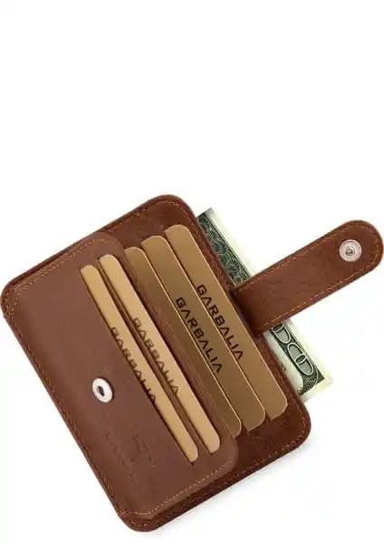 Garbalia Shelby Deri Kartlık Cüzdan: Şıklık ve Dayanıklılığı Bir Arada Sunar