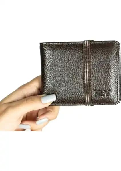 HKY Deri Erkek Cüzdan ve Kartlık: Şık ve Dayanıklı Tasarım ile Günlük Kullanım İçin Uygun