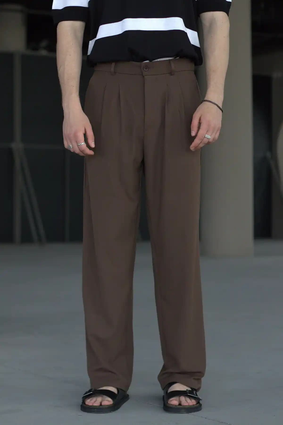 HYMAN Erkek Pileli Baggy Kalıp Kumaş Pantolon İnceleme ve Kullanıcı Yorumları