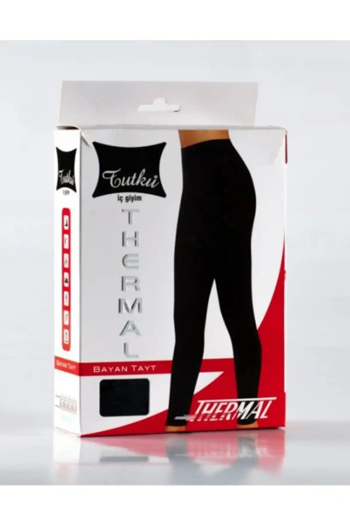 Kadın Siyah Termal Tayt: Konfor ve Şıklığı Bir Arada Sunan Modern Tasarım