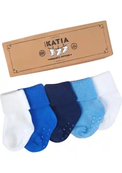 Katia & Bony Organik Yenidoğan Bebek Çorapları 5'li Set Çocuk Giyim ve Sağlıklı Malzeme