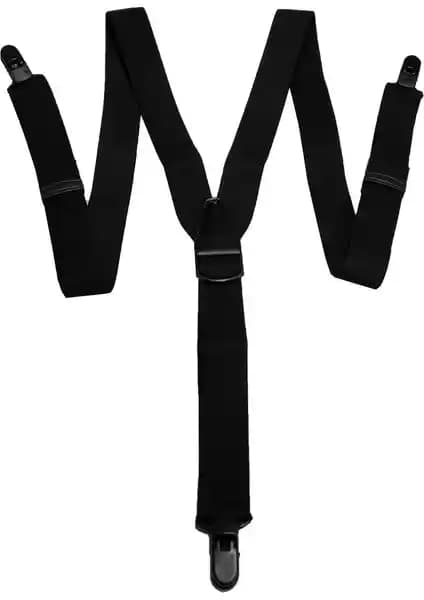 Kemer Dünyası Plastik Askılı Yıkanabilir Antialerjik Siyah Pantolon Askısı