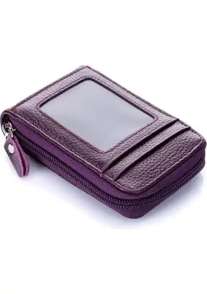 Kemer Dünyası Unisex 11 Bölmeli Fermuarlı Mor Deri Kredi Kartlık Cüzdan Özellikleri ve Kullanım Avantajları