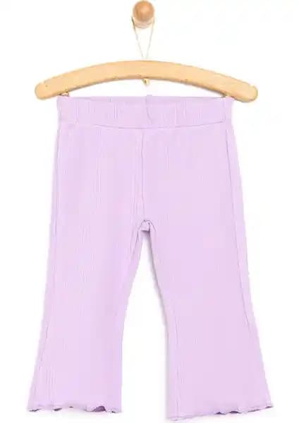 Luess Basic Ispanyol Paça Kaşkorse Tayt Kız Çocukları İçin Rahat ve Şık Günlük Giyim Seçeneği