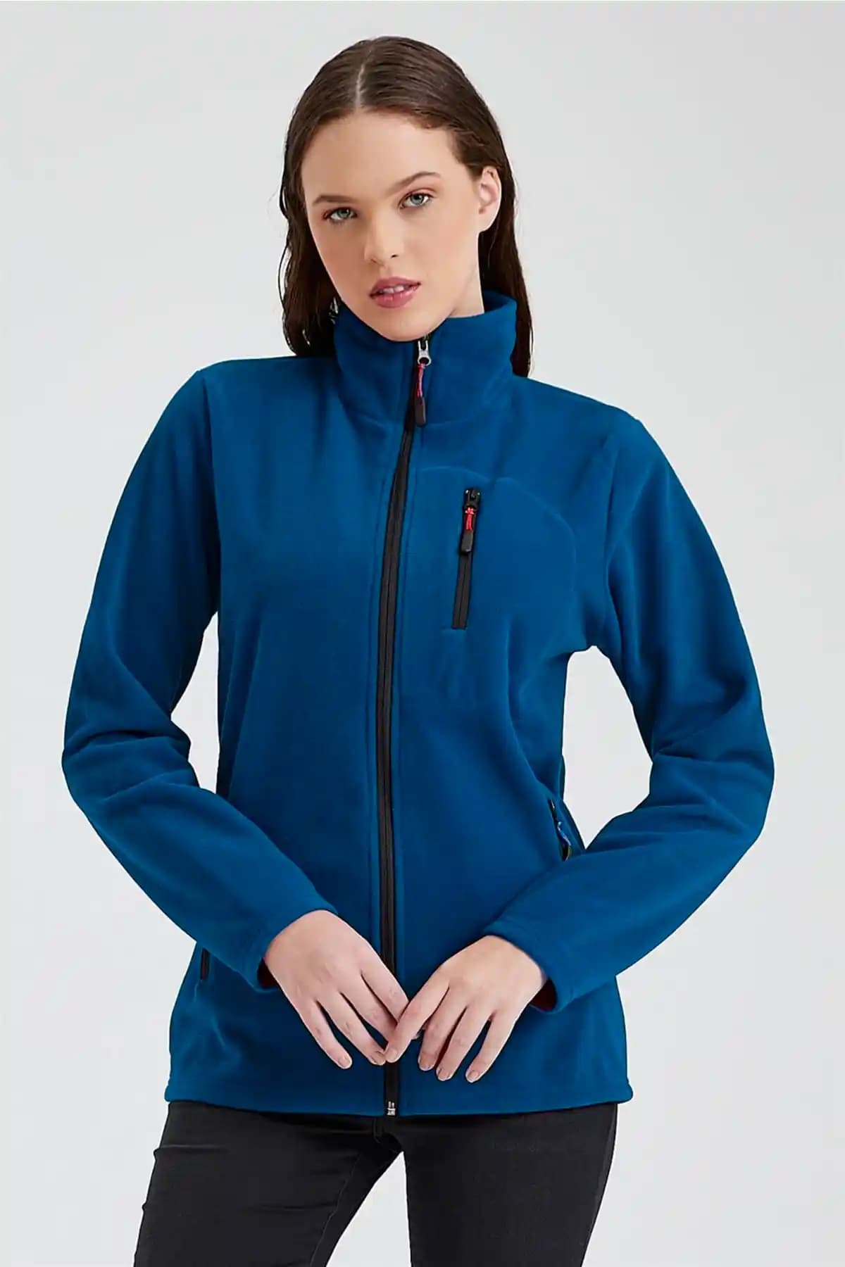 MAXIMILLIAN Kadın Polar Indigo: Sıcak ve Şık Outdoor Polar Sweatshirt Özellikleri