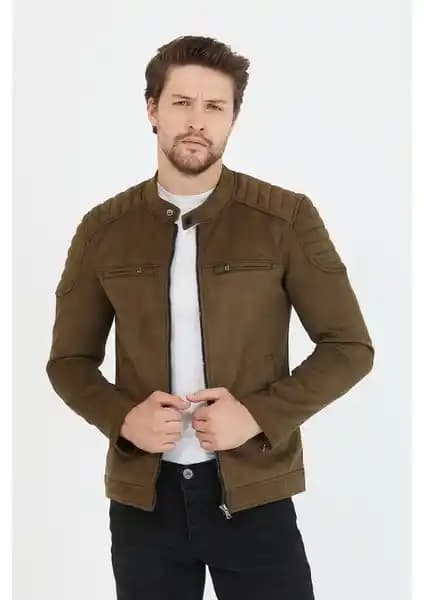 Mero Life Erkek Haki Süet Ceket İncelemesi Modern ve Dayanıklı Tasarım