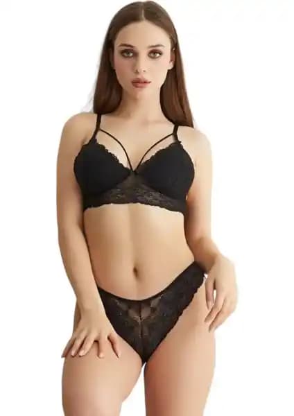 Moda Lady Kadın Dantelli Kaplı Bralet ve Külot Takımı İncelemesi ve Kullanıcı Yorumları