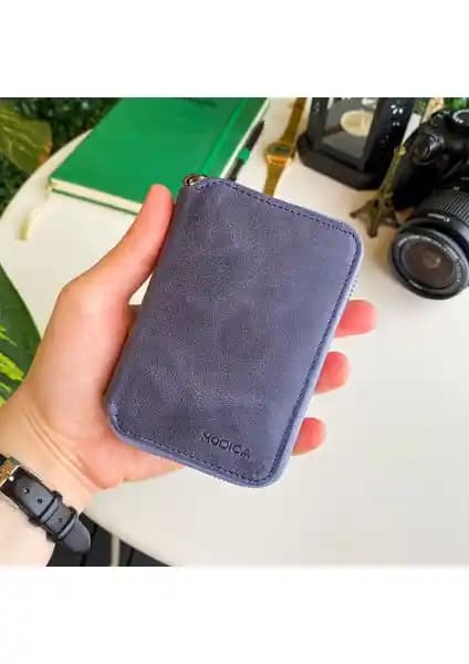 Modica Porto Hakiki Deri Fermuarlı Cüzdan: Şık ve Pratik Günlük Kullanım İçin