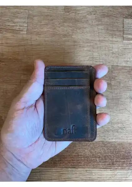 Naft Şikago 9 Bölmeli Hakiki Deri Kartlık - Şık ve Fonksiyonel Tasarım