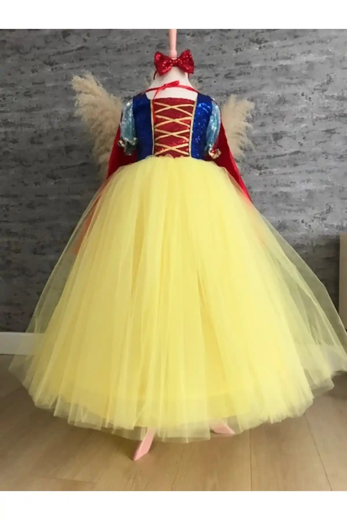 Nero Tarlatanlı Pelerin ve Taç Hediyeli Pamuk Prenses Kostüm Detayları ve Kullanım Alanları