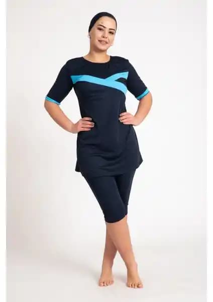 Pemilo Kadın 670 Büyük Beden Kısa Kol Tesettür Mayo Lacivert Detaylı İnceleme ve Kullanıcı Yorumları