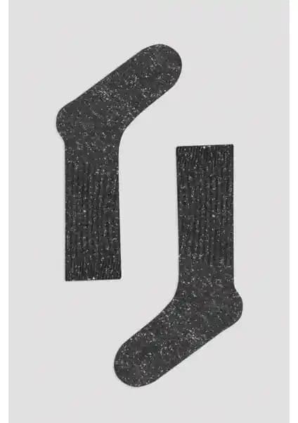 Penti Siyah Kalın Bot Çorabı Kadınlar İçin Sıcak ve Şık Kış Aksesuarı