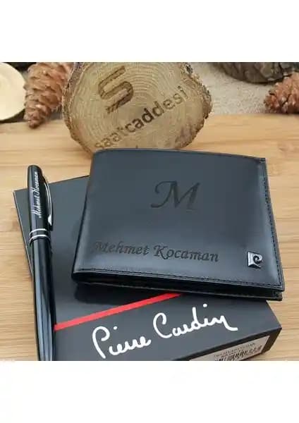 Pierre Cardin İsme Özel Gerçek Deri Cüzdan: Şıklık ve Fonksiyonellik Bir Arada