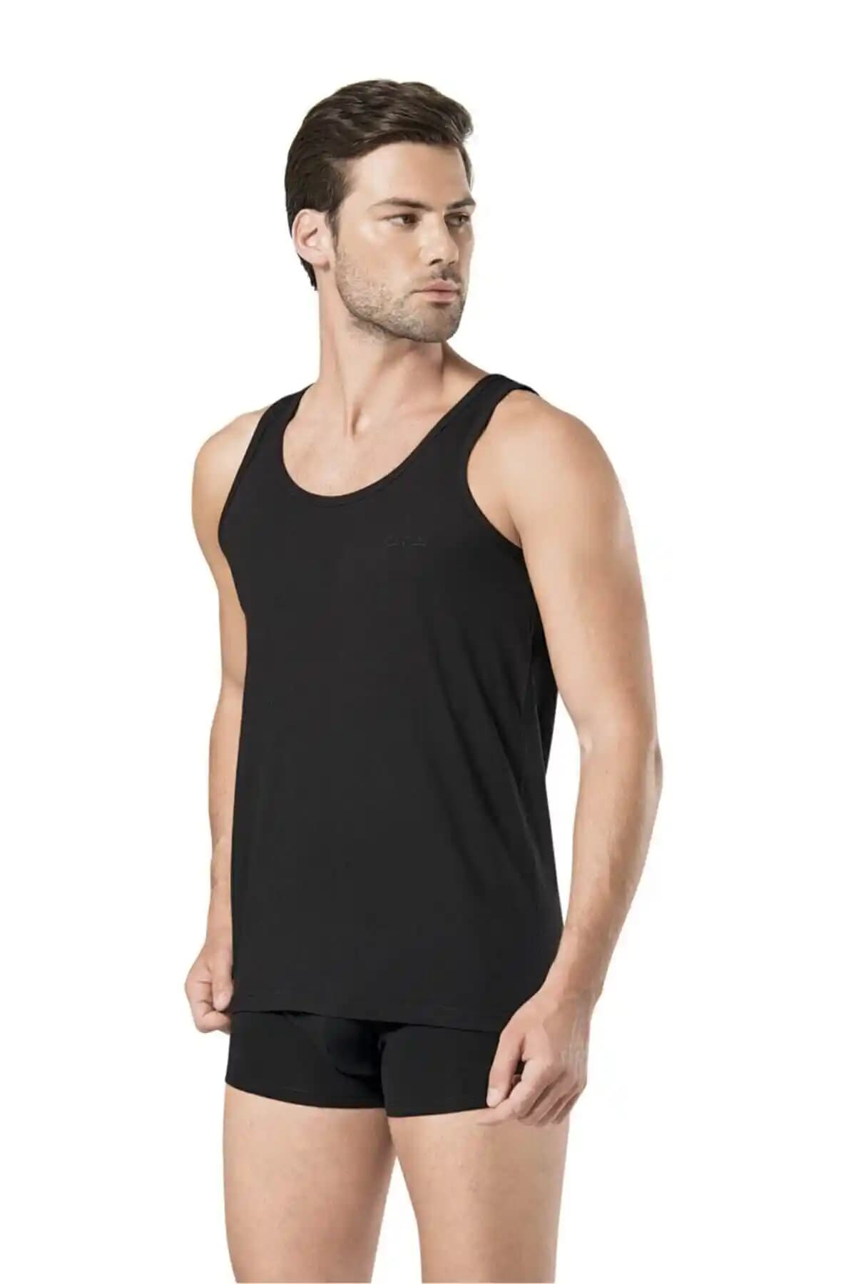 Pierre Cardin Pamuk Penye Atlet Siyah 2'li Günlük ve Spor Kullanımına Uygun