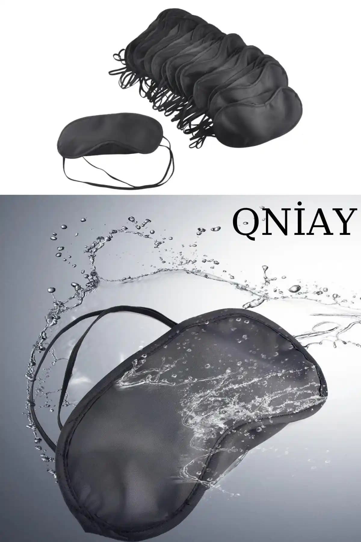 QNİAY Uyku Göz Bandı Maskesi: Rahat ve Şık Tasarımıyla Işık Engelleyici Uyku Çözümü