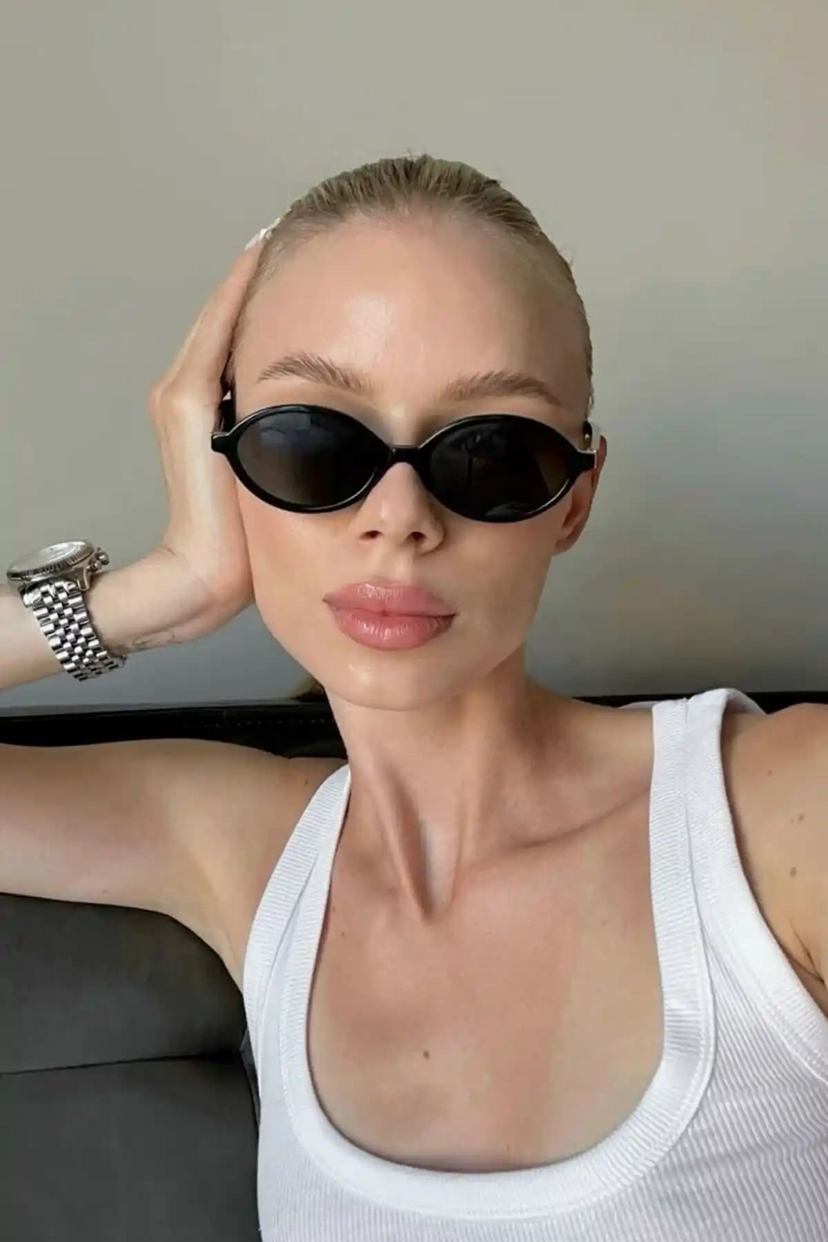 REN EYEWEAR TR MİUX VERS2 NUDE OVAL Güneş Gözlüğü Modern ve Şık Tasarım ile Günlük Kullanım İçin Uygun