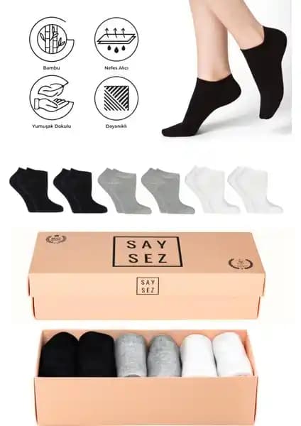 Saysez Bambu Kadın Patik Çorapları: Doğal Malzemelerle Konfor ve Estetiğin Buluşması