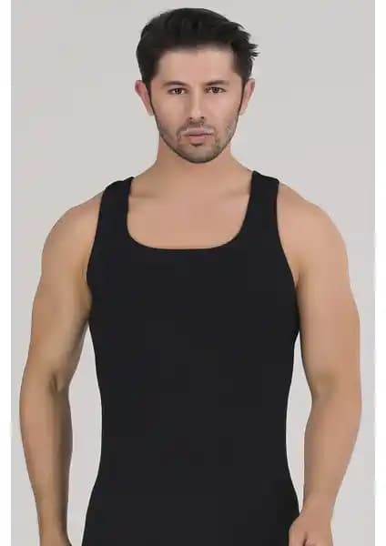 Sensu Erkek Pamuklu Atletler Siyah Renk Seçeneğiyle Günlük Rahatlık ve Şıklık Sunar