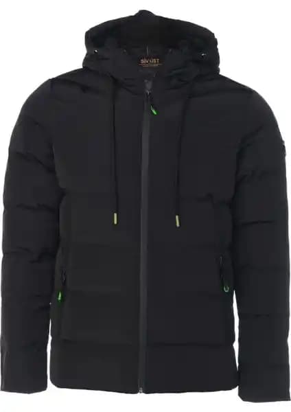 Sivaist Yeni Sezon Erkek Siyah Su ve Rüzgar Geçirmez Kapüşonlu Mont Özellikleri ve Kullanım Alanları