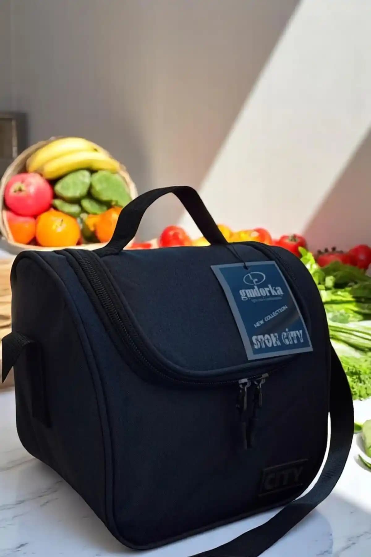 Stok CITY Lisanslı Termal Beslenme Çantası Sıcak Soğuk Tutma Özelliği ile Pratik Kullanım