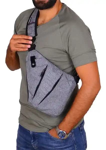 Strong Bag Erkek Çapraz Sırt ve Göğüs Çantası Günlük ve Şık Kullanım İçin Uygun
