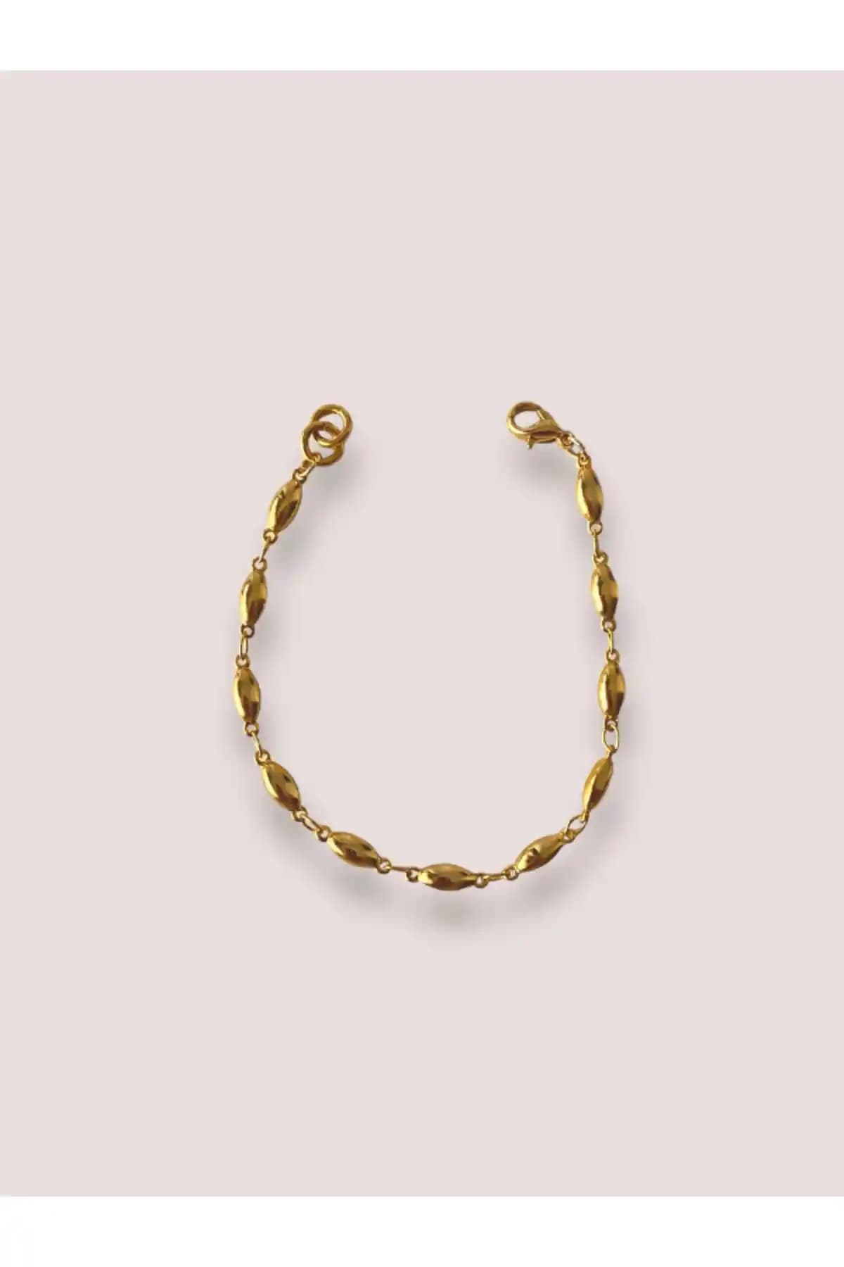 TOMERV ATELIER Vintage Elips Altın Bileklik Doğal Taş ve Zarif Tasarımıyla Öne Çıkar