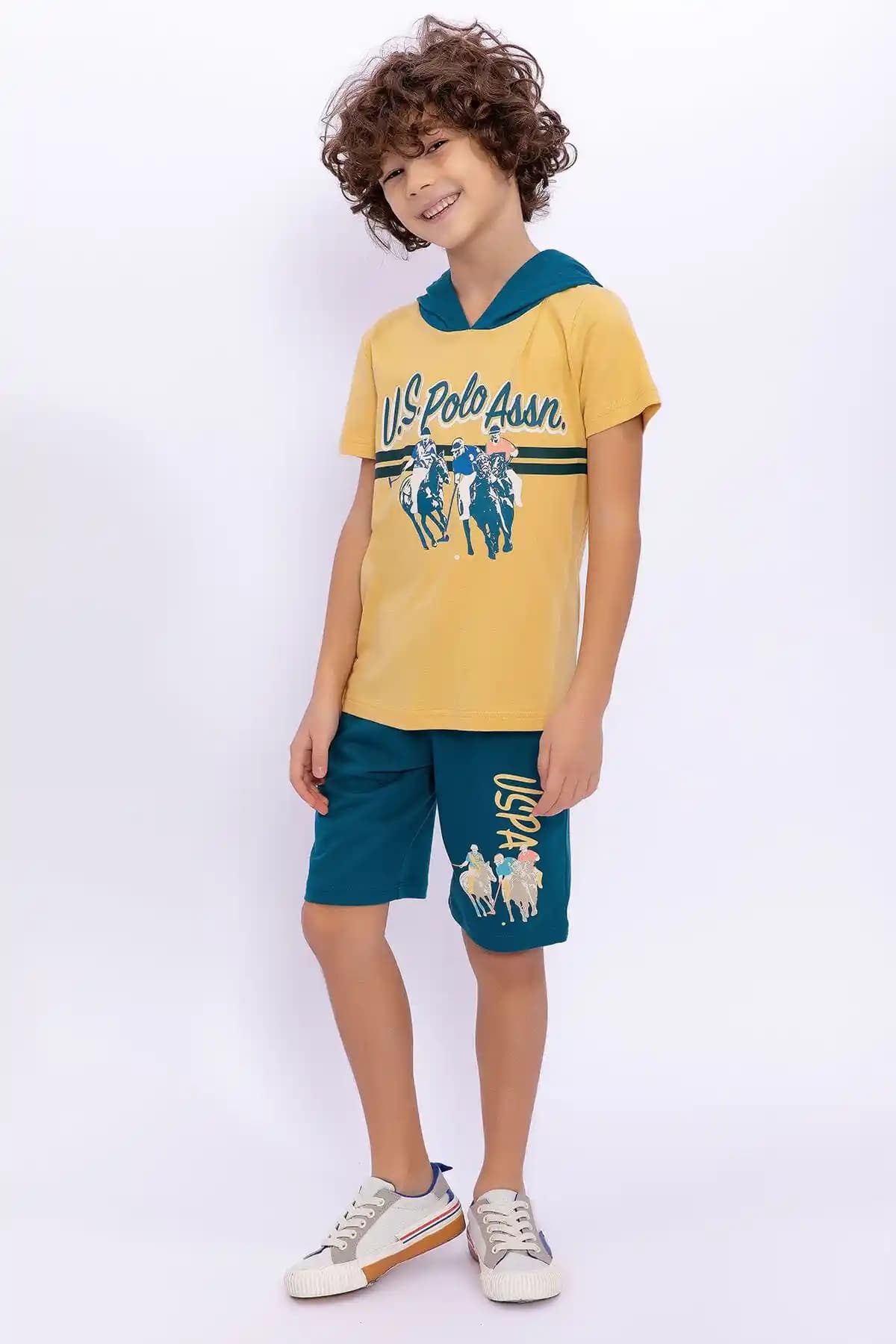 U.S. Polo Assn. Erkek Çocuk Kapüşonlu Bermuda Takımı Detaylı İnceleme ve Özellikleri