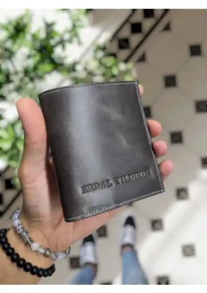 Visso 111 Deri Isme Özel Bozuk Para Cepli Cüzdan Günlük Kullanım ve Şıklık İçin İdeal