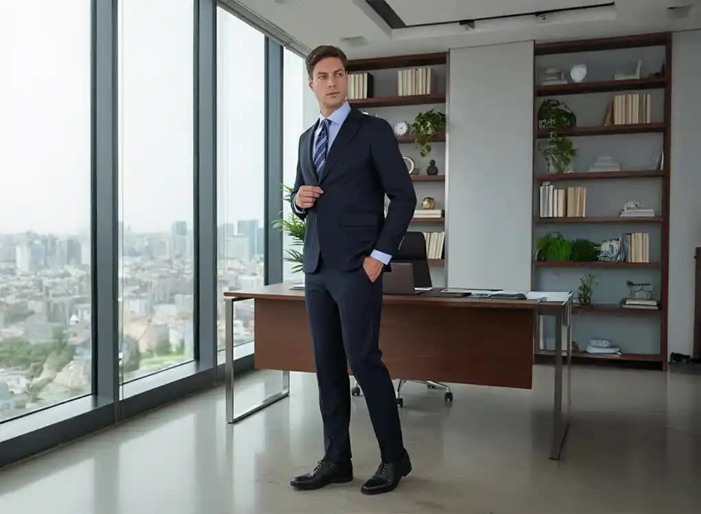 İlk Defa Konferans İçin Lacivert ve Siyah Takım Elbise Seçimi ve Uyum Önerileri