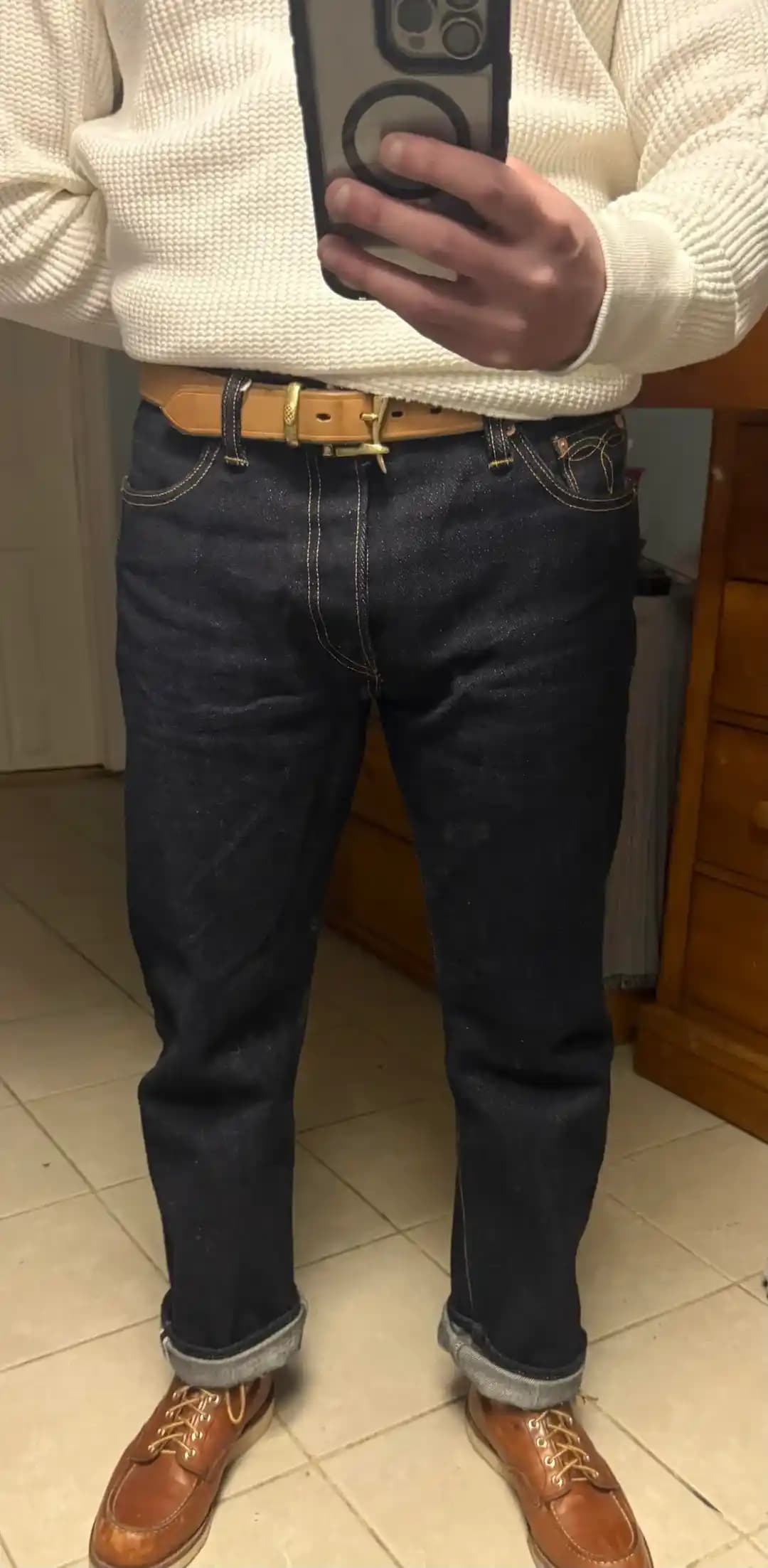 Old Blue Overalls Co. 22 oz Sandstorm Selvedge Kaihara Denim Pantolon İncelemesi ve Özellikleri