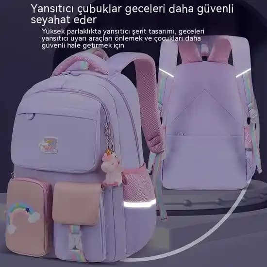 3. Sınıf Kız Çocukları İçin Renkli ve İşlevsel Okul Çantası Seçenekleri