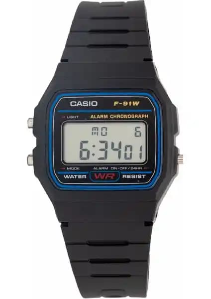 Casio F91 Dijital Saat: Modern Tasarım ve Çok Yönlü İşlevsellik ile Günlük Kullanım İçin İdeal
