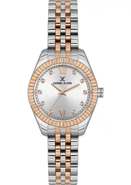 Daniel Klein Taşlı Roma Rakamlı Modern Kadın Saat Rose Silver Özellikleri ve Tasarımı