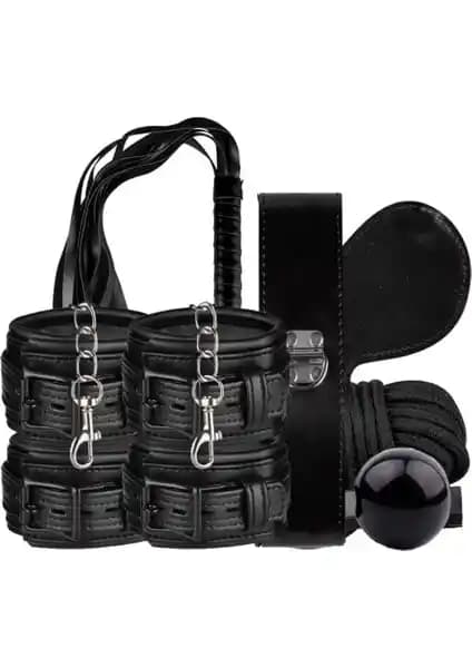 Etsmagaza Fantasy Series 7'li Siyah Pozisyon Seti Güvenli ve Şık Erotik Deneyim