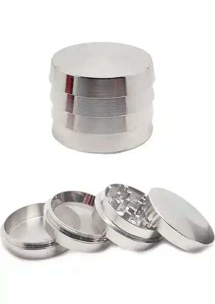 Falconetti Silver 52MM 4 Katlı Öğütücü: Dayanıklı ve Kullanışlı Baharat Öğütme Aleti